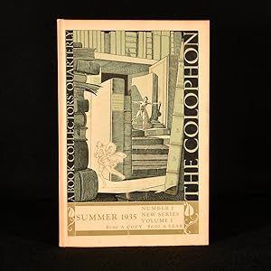 The Colophon New Series: A Quarterly for Bookmen Volume I Number I