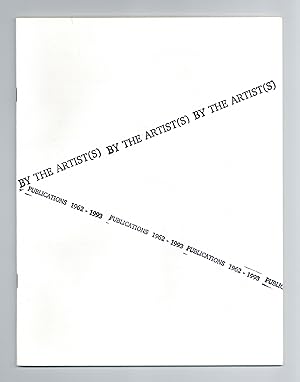 Catalogue 9: By the Artist(s).Publications 1962-1993