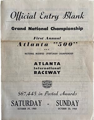 First Annual Atlanta "500", 1960