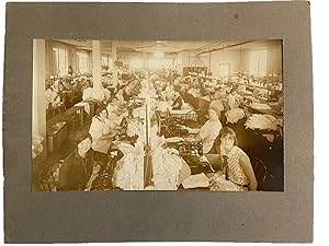 Photograph of Women at Work in Textile Factory