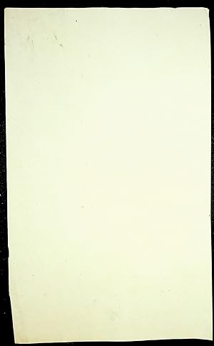 Blank sheet of laid paper with watermark Pro Patria