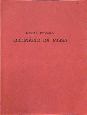 ORDINÁRIO DA MISSA. MISSAL ROMANO.