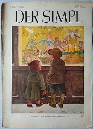 Zeitschrift: DER SIMPL Kunst, Karikatur, Kritik. 1. Jahrgang Heft 16, Dezember 1946 : O du fröhli...