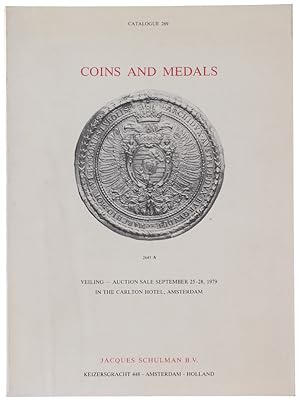 COINS AND MEDALS. CATALOGUE 269 - SEPTEMBER 25-28, 1979.: