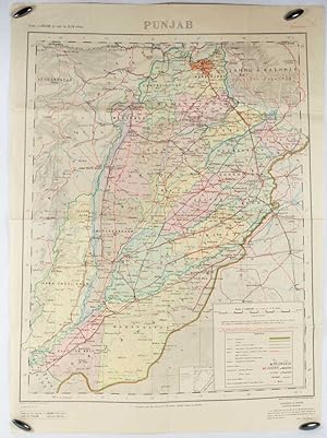 Map of Punjab. Second Edition.