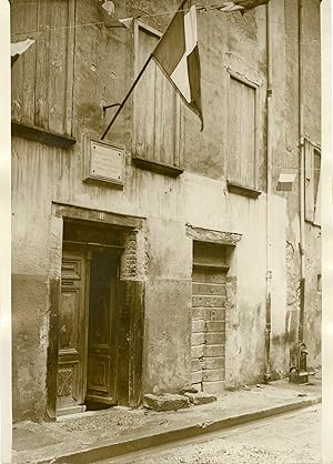 "Maison natale du Maréchal JOFFRE à Rivesaltes 1931" Photo de presse originale G. DEVRED / Agence...