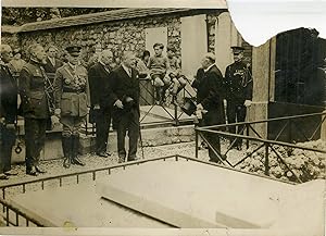 "FÊTE de l'INDEPENDANCE DAY à PARIS le 4 Juillet 1931 avec de gauche à droite le Général GOURAUD,...