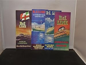 B & I Line - Publicity leaflets from the 1960s for services from Liverpool to Dublin and a blank ...