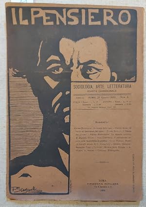 Il Pensiero. Rivista quindicinale di sociologia, arte e letteratura, Roma, 25 agosto 1903, num. 3