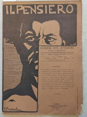 Il Pensiero. Rivista quindicinale di sociologia, arte e letteratura, Roma, 25 dicembre 1903, num....