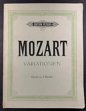 Mozart: Variationen für Klavier zu 2 Händen (Edition Peters Nr. 273)