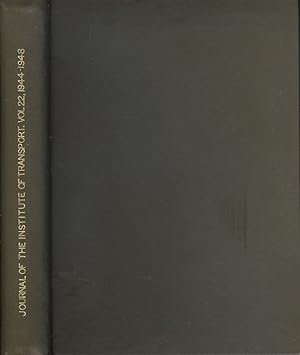 Journal of the Institute of Transport Volume 22, 1944-1948.