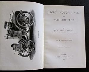 LIGHT MOTOR CARS & VOITURETTES