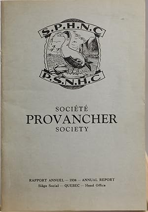 Société Provancher Society, Rapport annuel 1936