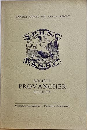 Société Provancher Society, Rapport annuel 1938