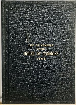 List of members of the House of Commons, 1898