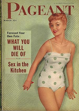 Pageant Magazine March 1956 Vol 11 No 9 - Venetia Stevenson Cover