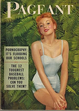 Pageant Magazine July 1955 Vol 11 No 1 - Venetia Stevenson Cover