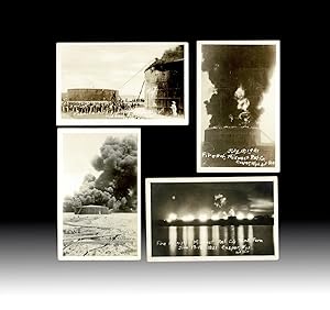 [RPPC] Photos of Casper, Wyoming and the 1921 Lightning Strike Midwest Oil Refinery Fires