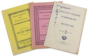 [Three Unrecorded Theatrical Pamphlets published by the School Publishing Co.]