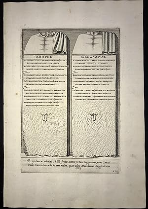 Herms of Homer and Menandros