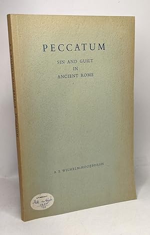 Peccatum sin and guilt in ancient Rome