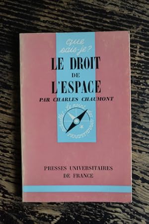 Le droit de l'Espace