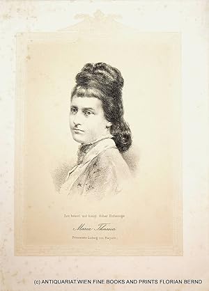 ÖSTERREICH, Erzherzogin Marie Therese von Österreich-Este, Maria Therese Königin von Bayern (1849...