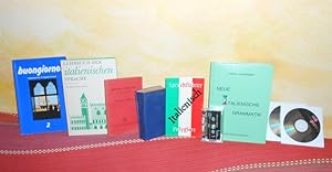 Konvolut ITALIENISCH lernen: 3 Lehrbücher, 1 Grammatik, 1 Sprachführer, 1 Wörterbuch, 1 Audio-Kas...