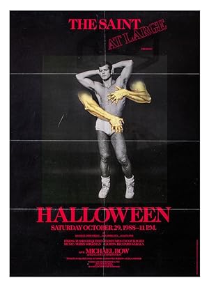 THE SAINT AT LARGE Presents HALLOWEEN ft. Michael Bow live (Oct 29, 1988) Event poster