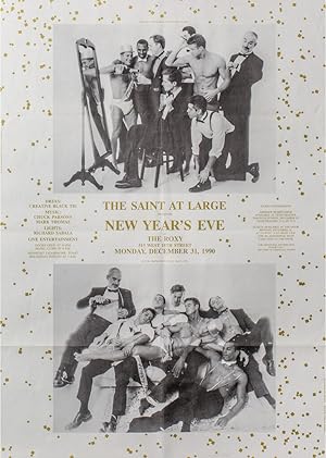 THE SAINT AT LARGE Presents NEW YEAR'S EVE at the Roxy (Dec 31, 1990) Event poster