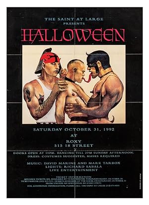 THE SAINT AT LARGE Presents HALLOWEEN at the Roxy (Oct 31, 1992) Poster | Art by Bastille