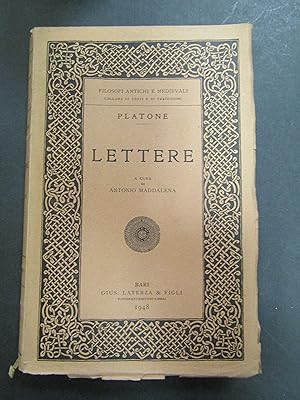 Platone. Lettere. a cura di Antonio Maddalena. Laterza. 1948