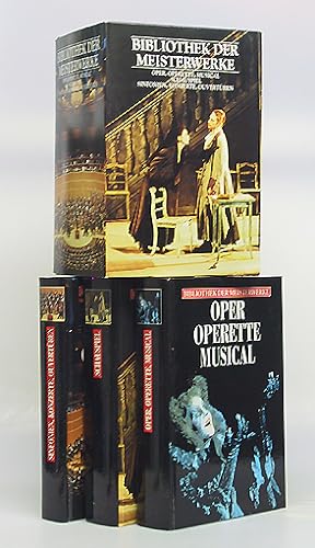 Bibliothek der Meisterwerke. 3 Bände. Oper - Operette - Musical / Schauspiel / Sinfonien - Konzer...