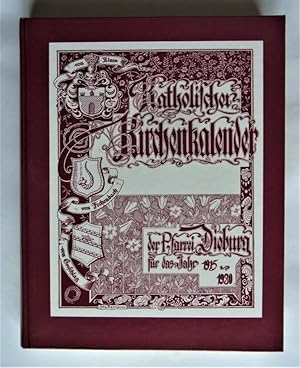 Katholischer Kirchenkalender der Pfarrei Dieburg für das Jahr 1915 (bis 1930)