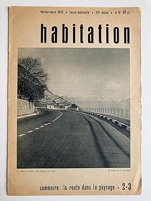Habitation, revue: "La route dans le paysage."