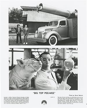 Big Top Pee-wee (Two original photographs from the 1988 film)