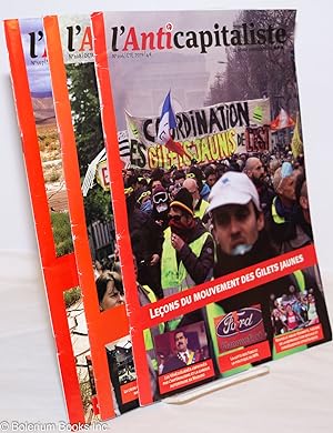 l'Anticapitaliste; [three magazine issues] la revue mensuelle du NPA, no. 106-108, summer, fall