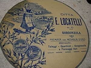 Etichetta originale, Taleggi/Quartiroli/Gorgonzola, Gorgonzola (MI) 1920ca.