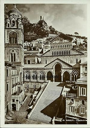 Amalfi, La Cattedrale - Cartolina non viaggiata 1935ca.