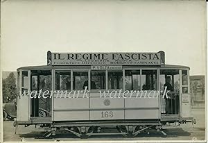 Rara fotografia originale, Tram modello Edison serie 100 Milano 1930ca.