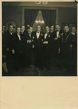 Foto originale Giulio Barella/Presidente Triennale) nella casa di Milano 1932