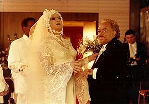 Fotografia originale, Ugo Tognazzi/Michel Serrault Matrimonio con vizietto 1985