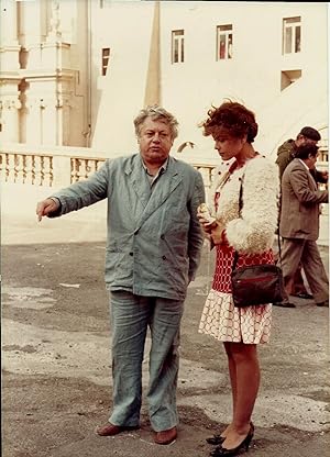 Fotografia originale, P.Villaggio/O.Muti - Bonny and Clyde all'italiana 1982