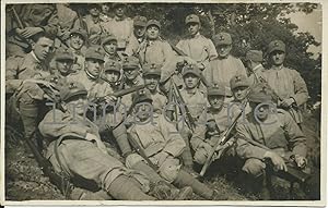 Fotografia originale 5° Reggimento Artiglieria "ai tiri" Trieste 1926
