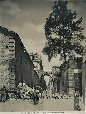 Fotografia originale, Roma Cavalcavia Farnese 1910's (Alinari)