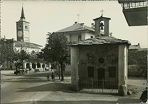 Fotografia originale - Paesana (Cuneo), Cappella di S.Chioffredo 1950's