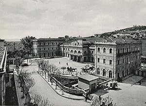 Caltanissetta La Stazione ferroviaria cartolina non viaggiata