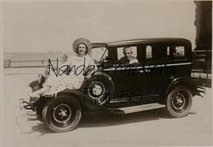 Fotografia originale/Nanda Primavera pubblicizza la nuova Fiat 515 1930's