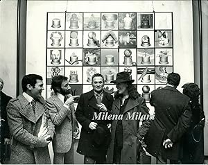 Foto originale Milena Milani scrittrice/artista di Savona, Aldo Cavaliere 1970's
